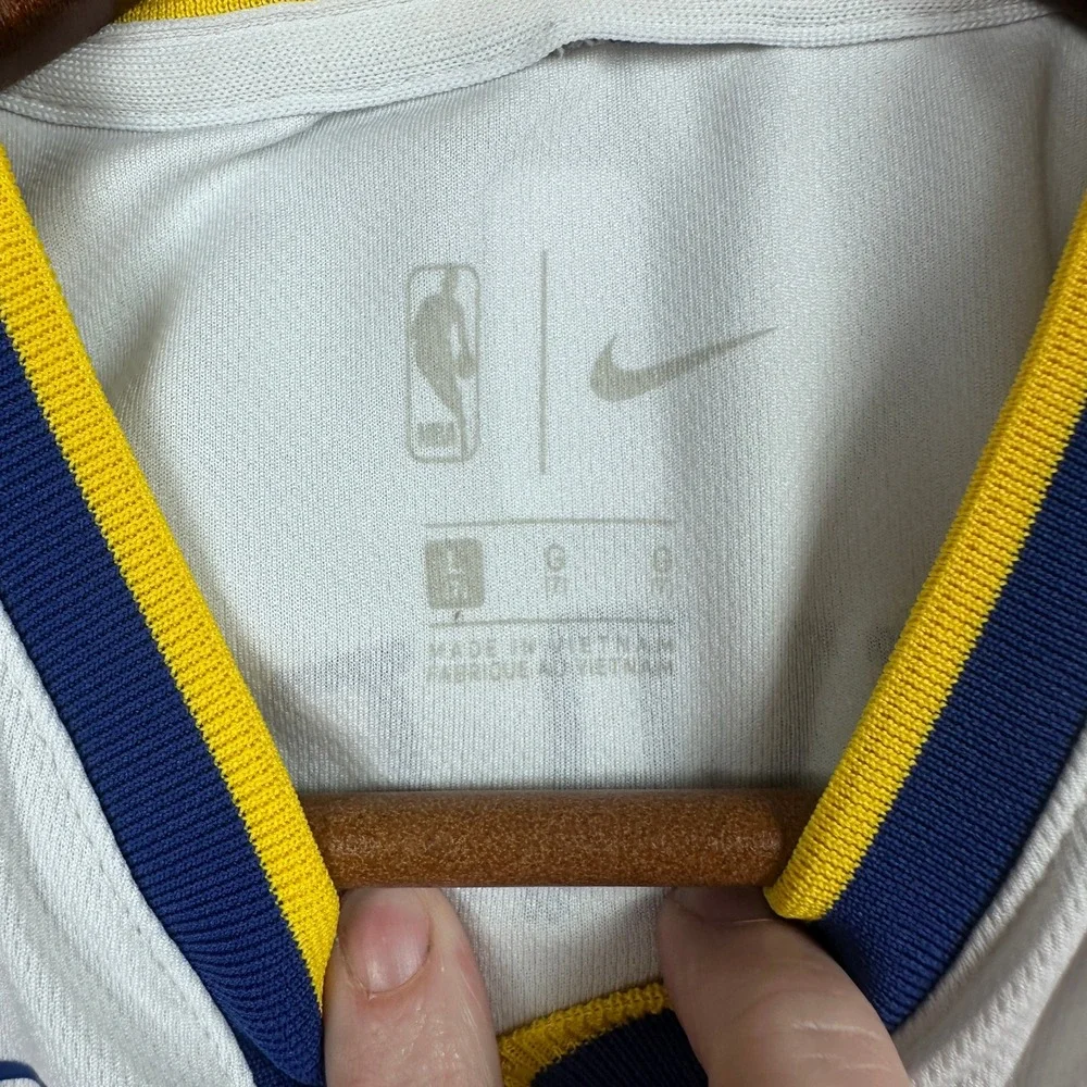 Stephen Curry Golden State Warriors Nike Jersey Boys Large White‎ NBA #30